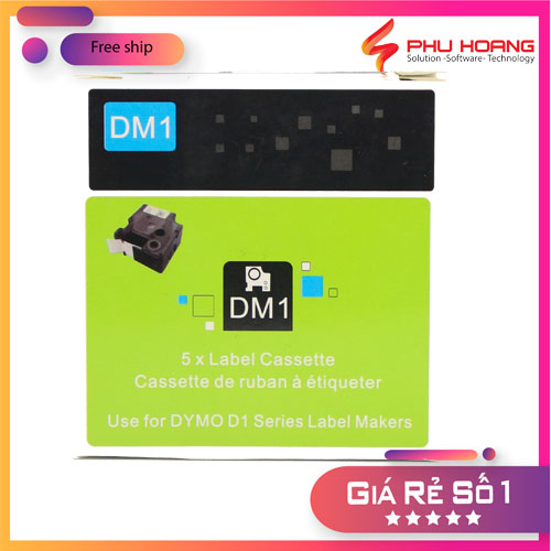 Băng in nhãn Dymo DM-53717: Tìm kiếm băng in nhãn với chất lượng cao và độ bám dính tốt? Dymo DM-53717 là sự lựa chọn hoàn hảo cho bạn. Với công nghệ in ấn tiên tiến, băng in Dymo DM 53717 mang đến những nhãn in sắc nét và rõ ràng. Đặc biệt, băng in này còn có khả năng chịu được ánh sáng mặt trời, nhiệt độ và chống nước tốt hơn.